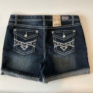 Earl Jean Bling Denim Shorts